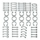 thumbnail image 2 of 4x 60 Piezas Labio Lengua Ceja Trago Vientre Sunnimix  Perforación de la joyería del cuerpo, 2 of 8