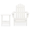 thumbnail image 2 of Casafoyer Patio Adirondack Chair with Table Solid Fir Wood White, 2 of 3