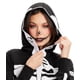 thumbnail image 2 of Mono blanco para mujer con forma de esqueleto para Halloween, diseño de elfos borrachos, 2 of 9
