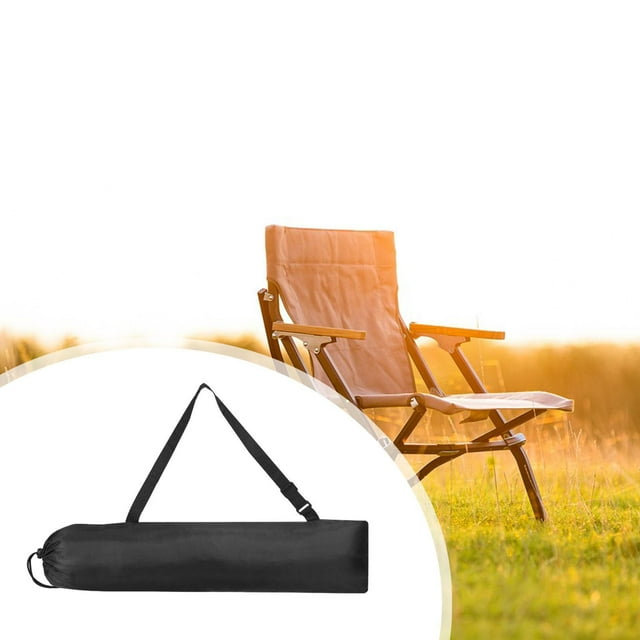 Bolsa de repuesto para silla de campamento, funda de transporte para trípode, bolsa resistente para silla con correa de hombro ajustable para pescar y 18 cm x 100 cm
