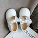 thumbnail image 3 of Zapatos de cuero para niñas, mocasines con lazo y suela suave para caminar, zapatos de cuna, zapatos de princesa para vestido de novia, zapatos planos Mary Jane, zapatillas ligeras para bebés rec, 3 of 5