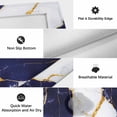 thumbnail image 6 of Blue Marble Outdoor Rug for Patio/Deck/Porch, Non-Slip Large Area Rug 6 x 9 Ft, Luxury Gold White Abstract Cracks Artwork Indoor Outdoor Rugs Washable Area Rugs, Reversible Camping Rug Carpet Runner, 6 of 8