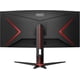 thumbnail image 3 of AOC - CU34G2XP Monitor de Juegos Curvo VA de 34", WQHD (3440x1440), 180 Hz, 1 Ms, Freesync, HDR 400 - Negro/plata/rojo, 3 of 5