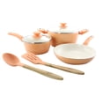 thumbnail image 2 of Gibson Town Market Square 7 Piece Non-stick Enameled Essential Cookware and Cooking Utensil Set, 2 of 4
