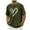 Army Green(New), variant on PNTUTB Fashion Men's Valentine's Day Themed Prints Casual Short Sleeve Crew Neck Loose Comfortable T-shirt