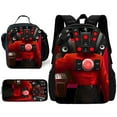 thumbnail image 3 of Mochila escolar para niños Skibidi con bolsas para el almuerzo, bolsas para lápices, mochilas escolares para niños y niñas, el mejor regalo, 3 of 5