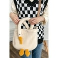 thumbnail image 4 of Shoulder Bag Cute Shoulder Bag Soft Plush Cartoon Bag with strap, 4 of 8
