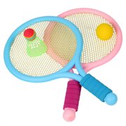 Sprifallbaby Badminton Racket Toy with Anti-slip Handle Groove Texture Outdoor Sports Accessory for Kids