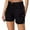 Black, variant on Seductiva Clothing Women's Casual Shorts Women's Fashionable and Casual Retro Outdoor High Waist Solid Color Pocket Pants