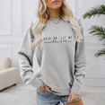 thumbnail image 2 of Womens Sweatshirt Retro Graphic Long Sleeve Crew Neck Pullover Casual Lightweight Tops, 2 of 4