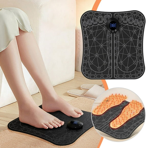 Fiudx Masajeador de Pies con Almohadilla Masaje para Pies, Máquina de Pedicura Recargable Por Usb