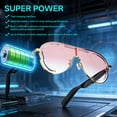 thumbnail image 7 of GJX Sun Glasses,Open Design Smart Glasses,Blue Light Protection Bluetooth Glasses for Women and Men,AI Glasses witn Voice Wake-Up,IP54 Waterproof Sweatproof, 7 of 7