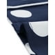 thumbnail image 5 of INSPIRAR CHIC Conjunto de Pijamas de Manga Corta con Cuello Notch y Botones con Puntos de Polka Grande Azul Oscuro, 5 of 5