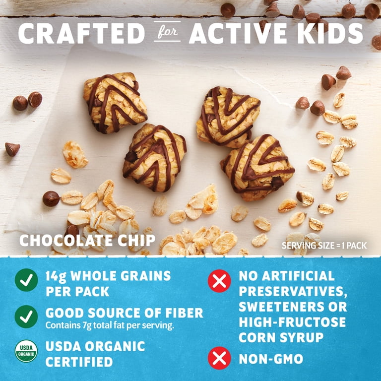 ZBAR Oat Bites Chocolate Chip Baked Oat Energy Granola Bites, USDA