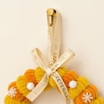 thumbnail image 3 of Fall Pipe Cleaner Pumpkin Mini Hanging Wreath, 5.90”, by Sktrjpolfis, 3 of 6