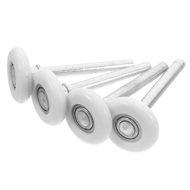 TEHAUX 4Pcs Nylon Bearing Rollers for Garage Doors Quiet Smooth Operation Replacement Wheels