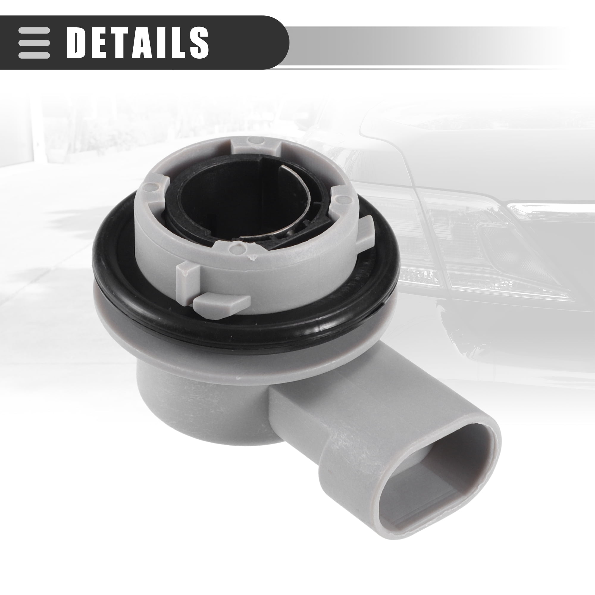 Unique Bargains Taillight Tail Light Lamp Rear Socket for Jeep Renegade 2016 ABS Gray