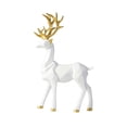 thumbnail image 2 of Kmbangi Home Ornament, Solid Color Elk Shaped Figurine Decorative Artware, 2 of 4