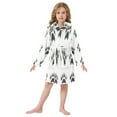 thumbnail image 6 of FORMRS Niños Bathrobe Unisex Hooded Robe Soft Plush Pajamas Sleepwear, Size 7-9T, Cartoon Cat Paw, 6 of 7