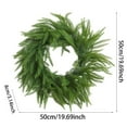 thumbnail image 2 of Artificial Christmas Wreaths for Front Door Large Pine Greenery Garland, Natural Droopy Cedar Winter Wreath for Wall Fireplace Windows Decor, Farmhouse Xmas Reefs Home Christmas Decorations, 2 of 6