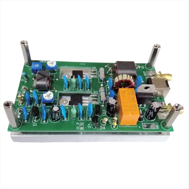 30W Short Wave Power Amplifier Board CW SSB Linear High Frequency Power Amplifier Short Wave Station A,1 x Power Amplifier Board,Green