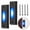 Blue, variant on Artrylin 2 Pack Lighted Doorbell Button, Universal Garage Door Switch Wired Wall Mounted Doorbell Push Button (Black Button, Green Light)