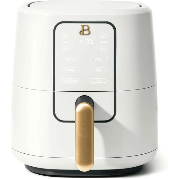 Beautiful 3 Qt Air Fryer with TurboCrisp Technology, White Icing by Drew Barrymore