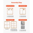 thumbnail image 2 of KFFKFF Twin Size Bunkie Board, 1.5-inch Bed Base with Durable Oxford Fabric, Wooden Mattress Support for Twin Beds, Simple Assembly, 2-Piece Design, Gray, 2 of 9
