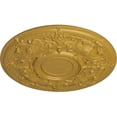 thumbnail image 3 of 28 1/8"OD x 1 3/4"P Oslo Ceiling Medallion (Fits Canopies up to 10 1/2"), Hand-Painted Iridescent Gold, 3 of 6