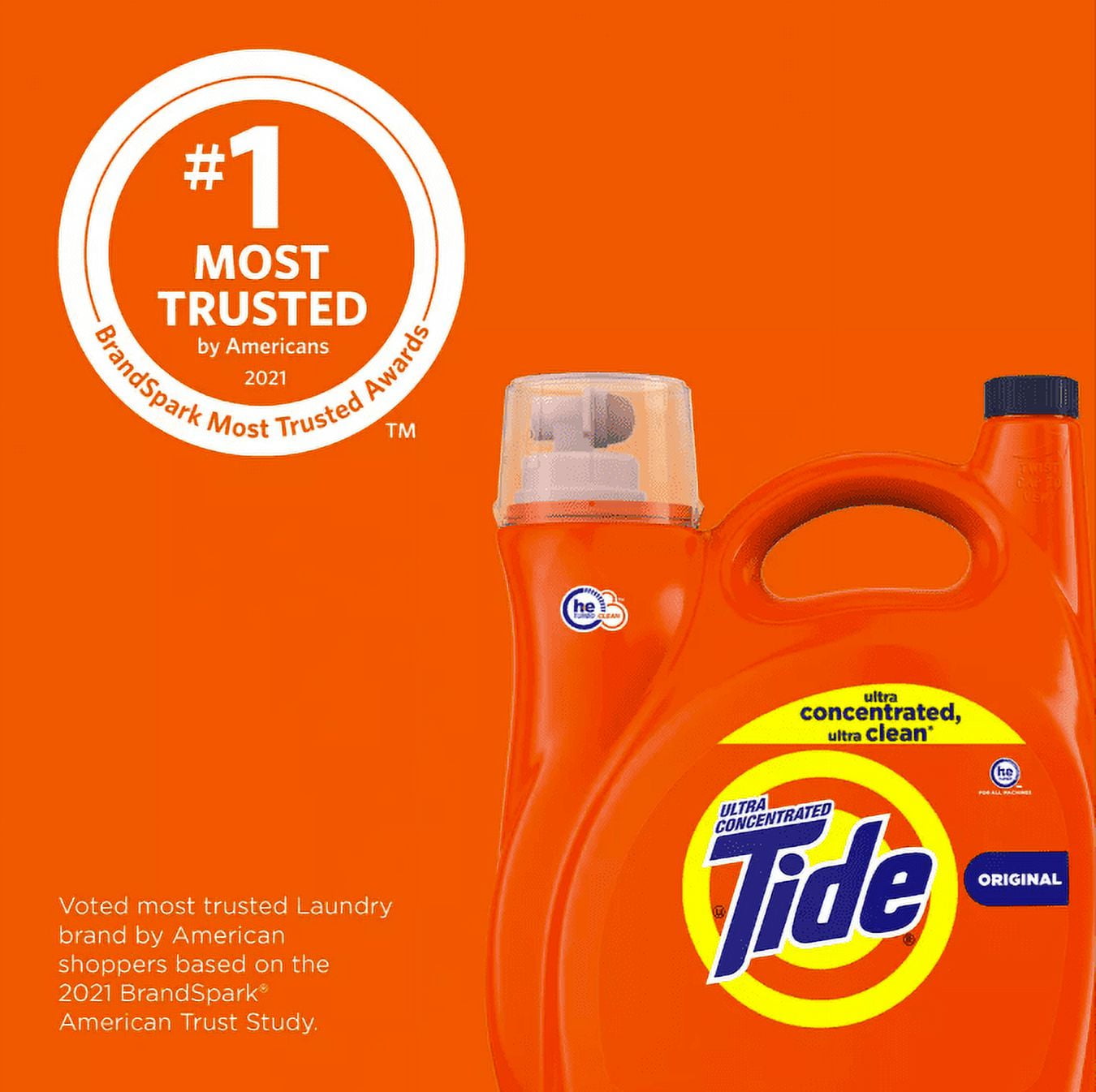 Tide Liquid Laundry Detergent, Original, 170 fl. oz., HE Compatible