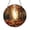 Acrylic 3.5 Inch, variant on Fall Woodland Stained Glass Style Suncatcher Window Hanging Decor, Round Autumn Trees and Leaves Glass Window Panel Art, Decorative Forest Pathway Window Ornament for Living Room