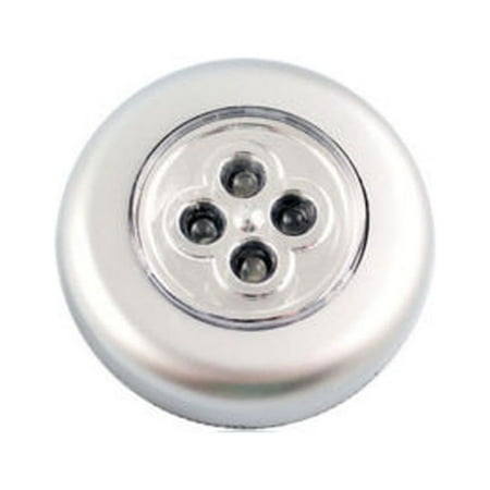 

4 LEDTouch Night Light Home Kitchen Under Cabinet Closet Push Stick On Lamp