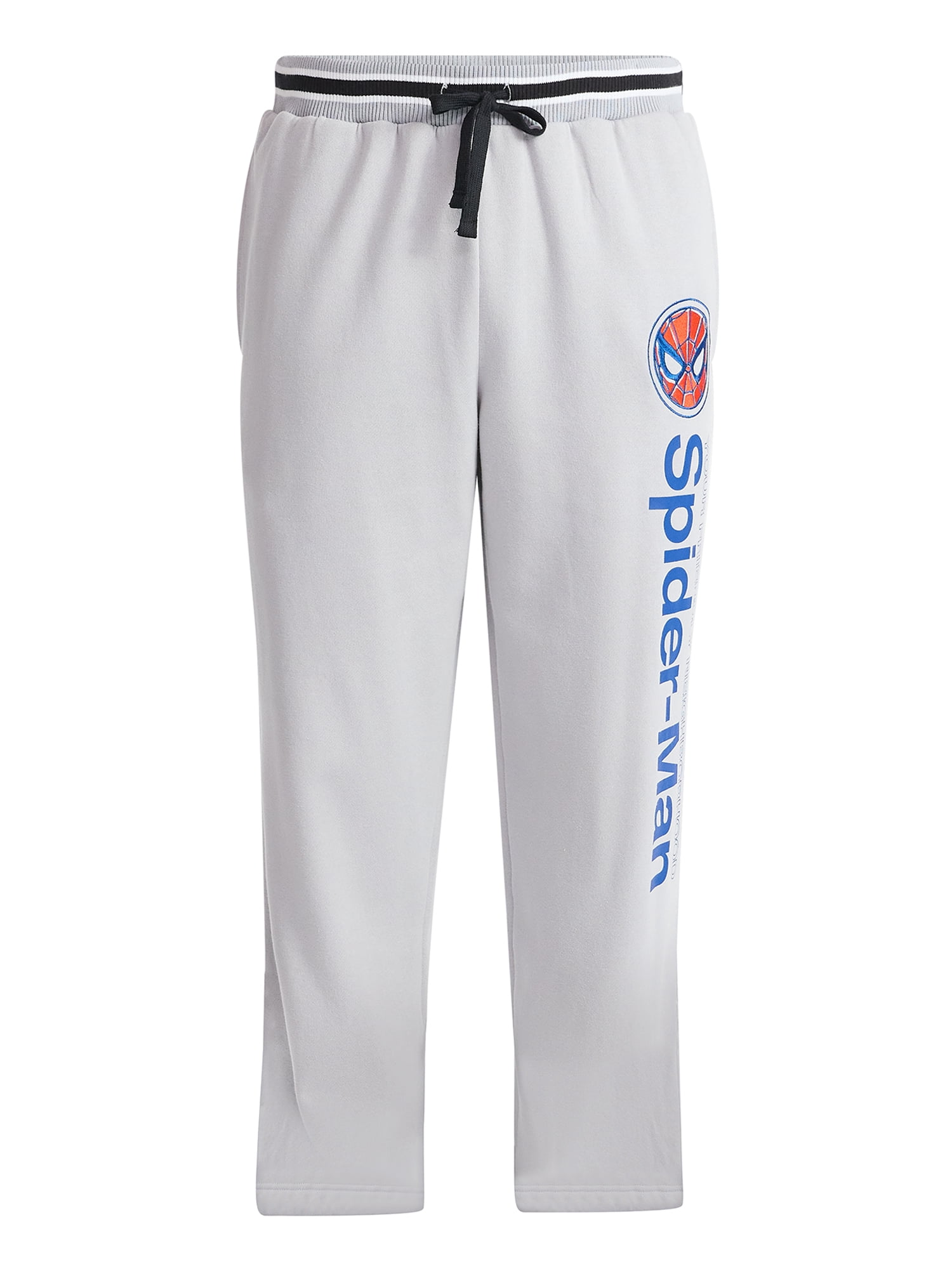 Spider-Man Men's and Big Men's Graphic Sweatpants with Embroidered Patch, Sizes XS-3XL