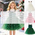 thumbnail image 3 of WXFAZCVU Toddler Baby Girl Christmas Dress Spaghetti Strap Sequin Tutu Dresses Fashion Going Out Size 4-5 Years, 3 of 4