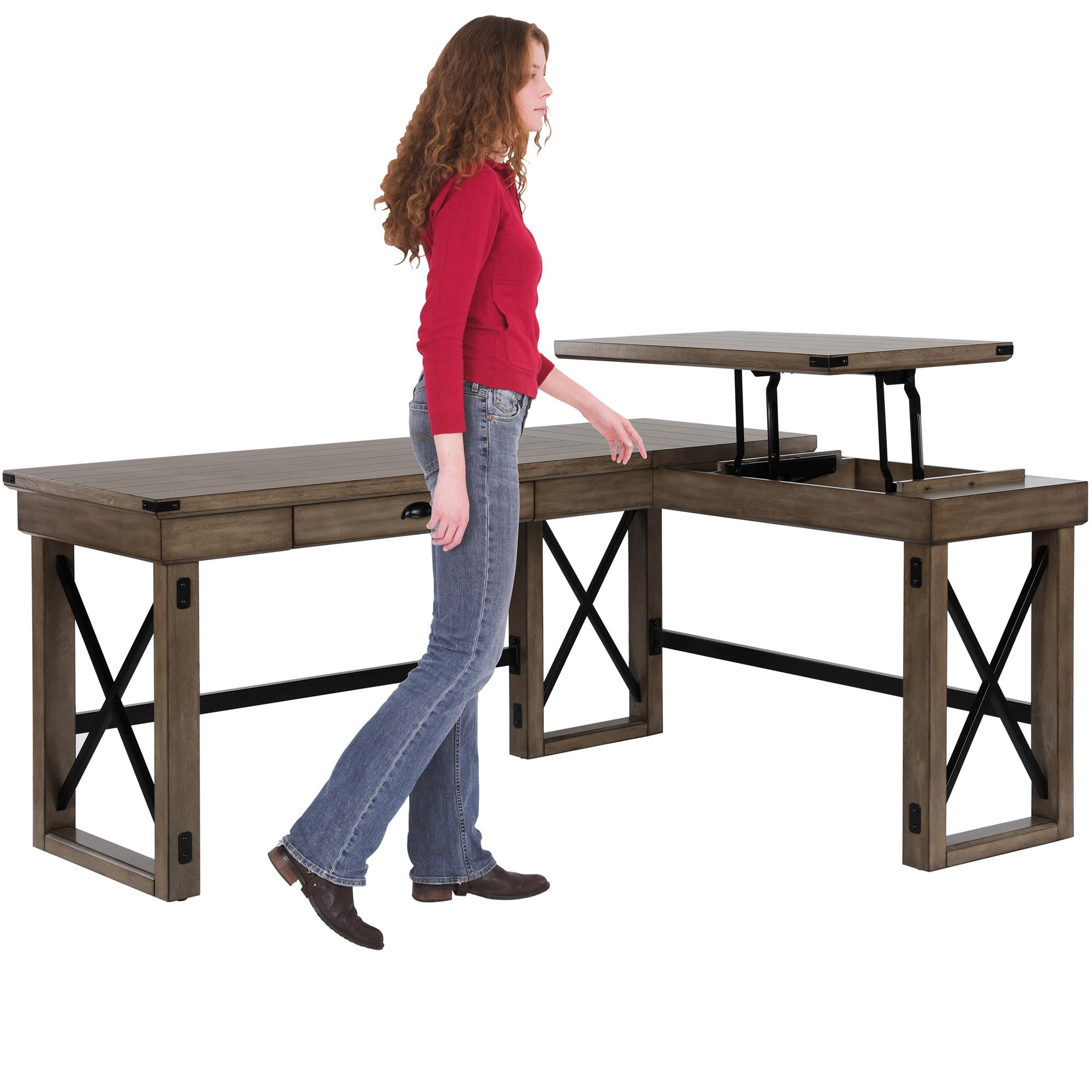 Ameriwood wildwood 2024 l shaped desk