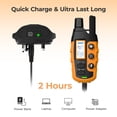 thumbnail image 5 of HAIKUADAY Electric Shock Collar for Dogs 3300FT IPX7 Waterproof Training Rechargeable E-Collar with Remote Control, Beep (1-8) Vibration (1-16) and Safe Shock (1-99) Modes for Small Medium Large Dogs, 5 of 8