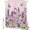 Light Pink Light Purple, variant on Shower Curtain Purple Lavender Shower Curtains for Bathroom Decor, Waterproof Polyester Shower Curtain Set with Hooks, Standard Size 72" x 72" Vintage Floral Butterfly White