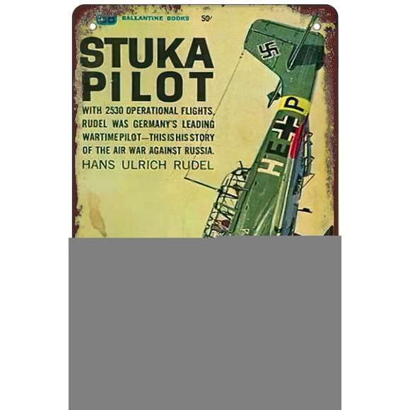 Retro Funny Metal Sign Sheet Signs Tin Sign,“Stuka Junkers Ju-16*12 Inches
