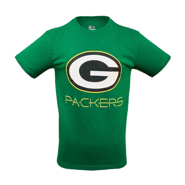Playera NFL Talla M Manga Corta Green Bay Packers Verde para Hombre