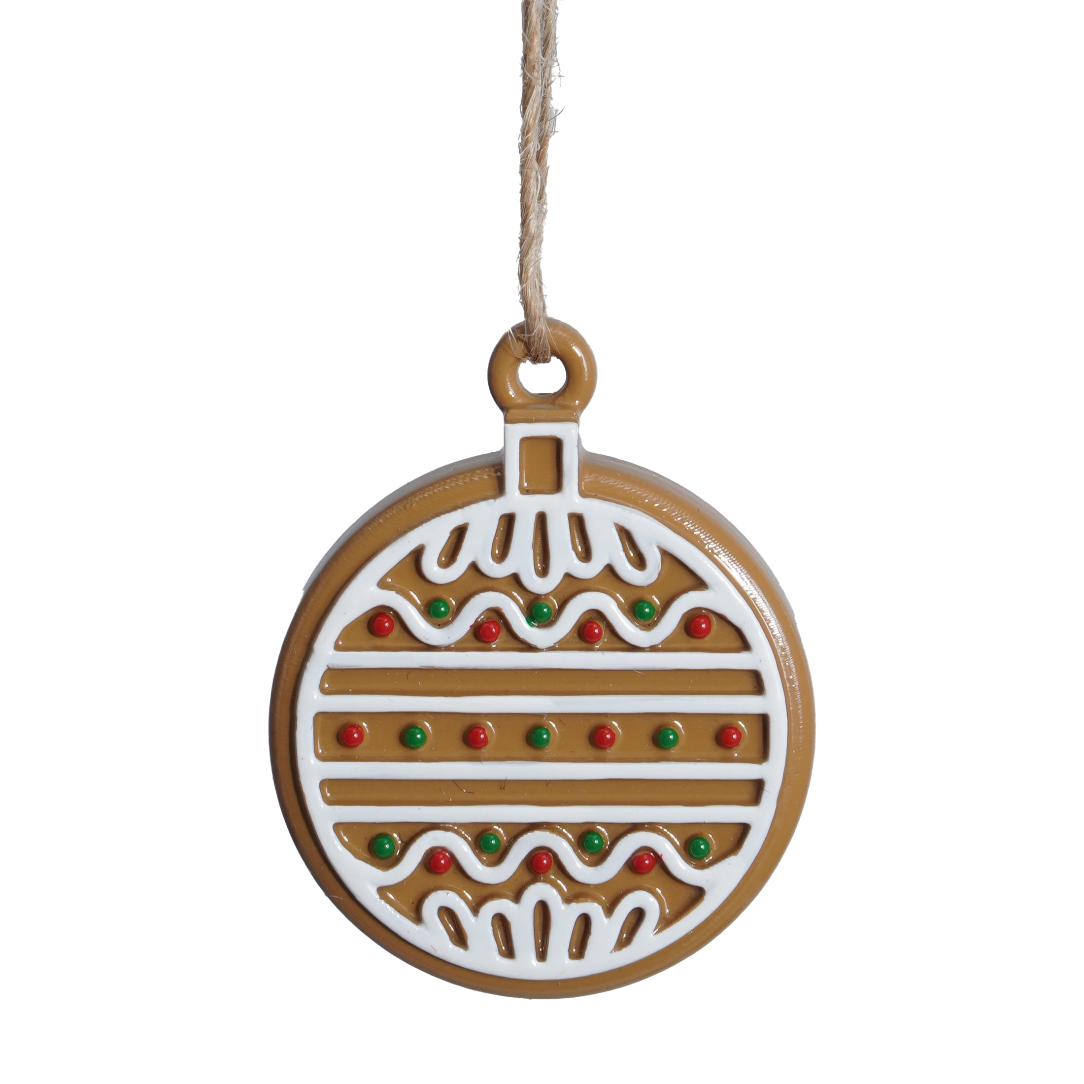 6-Count Multicolor Gingerbread Mini Christmas Ornaments, by Holiday Time