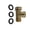 A, variant on Zeiwohndc T Shape Pipe Connector 3/4inch Standard Brass Swivel Pipe Fitting Enduring