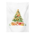 thumbnail image 2 of 5pcs Merry Christmas Blankets, Christmas Tree Soft Fleece Blanket Decorative for Home Sofa Couch Chair Living Bedroom 75x100CM, 2 of 2