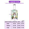 thumbnail image 5 of Collie Hello Spring Time Flower Floral Nature Travel Luggage Cover Collie Dog Lover Gifts Idea Suitcase Dust Protective Decor - 02031, 5 of 5