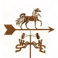 thumbnail image 1 of EZ Vane EZ1500-PT Arabian Horse Weathervane with Post Mount, 1 of 1