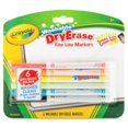 thumbnail image 1 of Crayola Dry Erase Markers, Fine Tip, Assorted Colors, 12 Count, 1 of 1