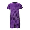 thumbnail image 3 of TAIAOJING Men's 2 Piece Sets Casual Sport Suit For T Shirt And Shorts Two Piece Set Fashion 3D Print Short Sleeve Casual Shirt Short Pants Outfits Tracksuit, 3 of 8