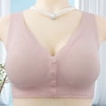 thumbnail image 2 of Women Sexy Front Button Underwire Bra Shaping Cup Support Comfort Shoulder Strap Plus Size Lingerie T-Shirt Bra Everyday Wear, 2 of 2
