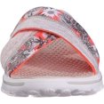 thumbnail image 5 of Skechers Performance Womens Go Walk Fiji Flip Flop,Natural Coral Flower,7 M US, 5 of 5