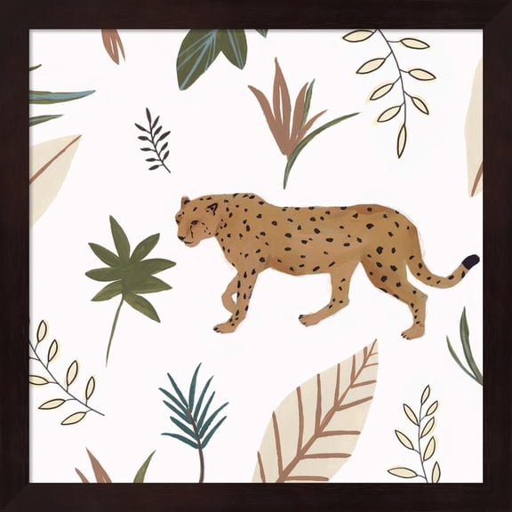 African Cheetah II by Isabelle Z, Framed Wall Art, 13.25W x 13.25H