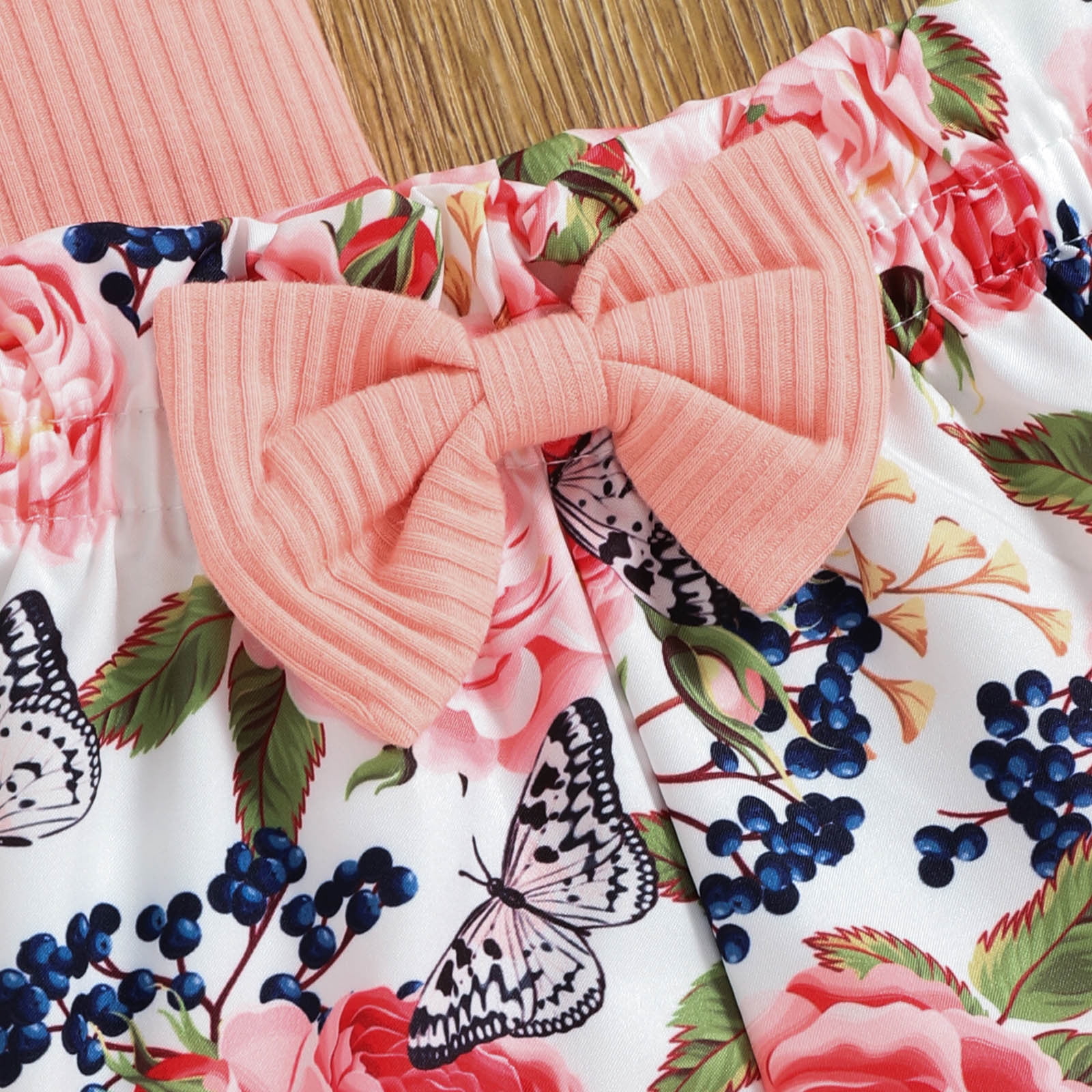 zuwimk Baby Clothes For Girls,Baby Girl's Rib Frill Long